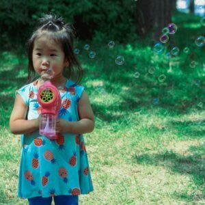 Colorful Automatic Bubble Gun Blower